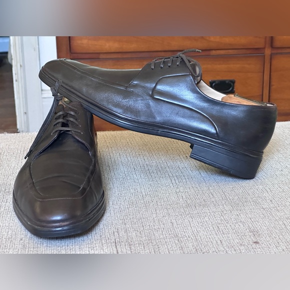 Bally Newland Dark Brown Chocolate Calf Leather Men\'s  Oxford Shoes Size 9.5 D main image 8